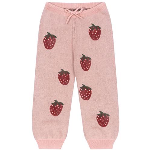 Konges Sløjd Lapis Lurex-bukser I Strik Strawberry 12 months  Lyserød  12 måneder  kvinde