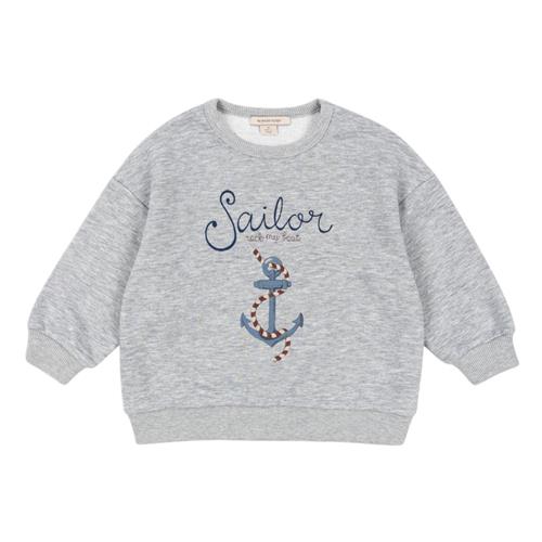 Konges Sløjd Lou Sweatshirt Grey Melange | Grå | 4 years