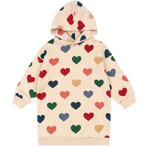 Konges Sløjd Lou Hoodie-kjole Bon Coeur Coloré |  | 7-8 years