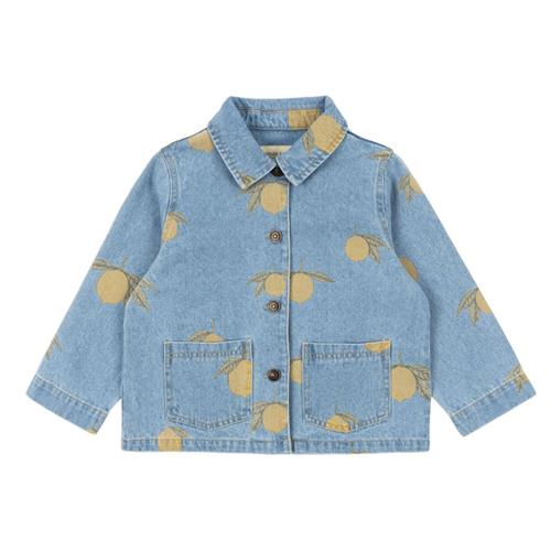 Konges Sløjd GOTS Magot Jakke Lemon Denim | Blå | 5-6 years