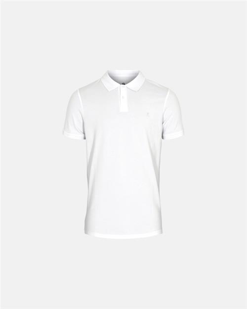 Piqué polo |  bambus | hvid