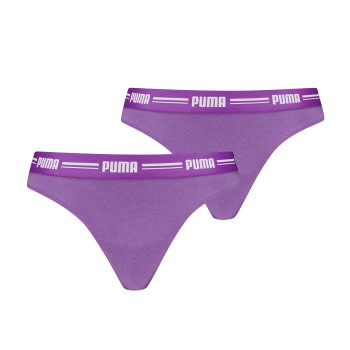 Puma Trusser 2P Logo Waistband String Lilla Large Dame