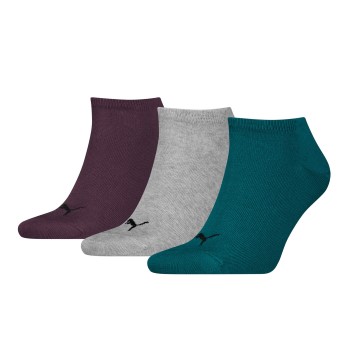 Puma Strømper 3P Sneaker Socks Grøn Str 43/46