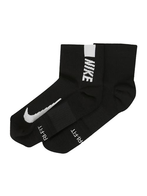 NIKE Sportssokker 'Multiplier'  sort / hvid