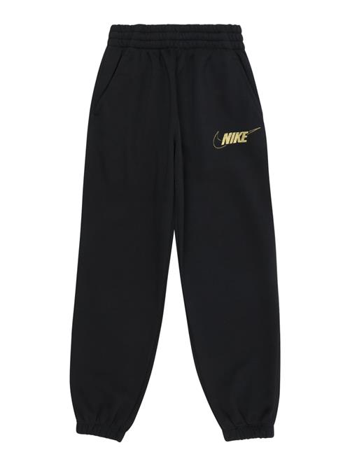 Nike Sportswear Bukser 'CLUB FLC'  guld / sort