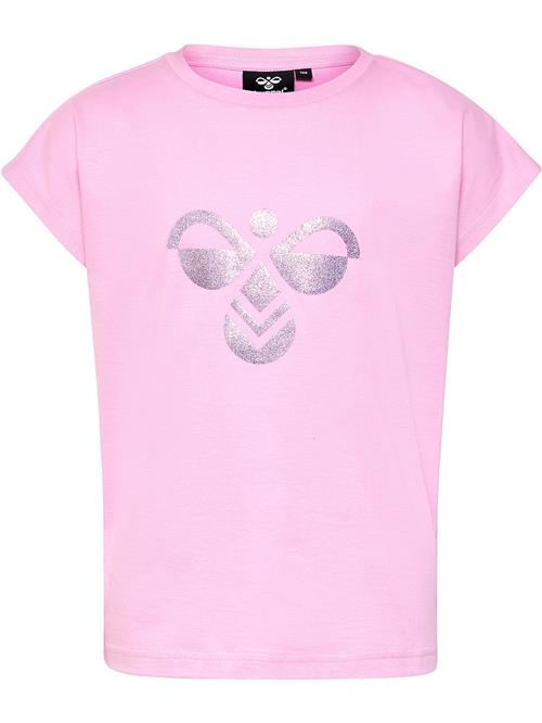 Hummel Funktionsskjorte  pastelpink / sølv