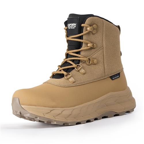 ICEPEAK Boots 'Aitoo Ms'  beige / lysebeige / sort