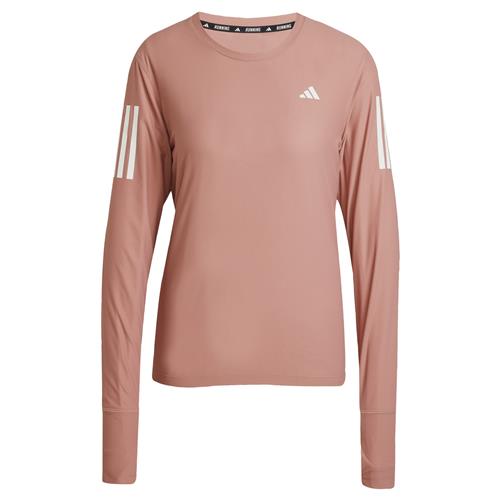 Se ADIDAS PERFORMANCE Funktionsbluse 'Own The Run'  gammelrosa / hvid ved About You