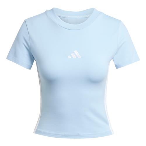 ADIDAS SPORTSWEAR Funktionsbluse 'Essentials'  pastelblå / hvid