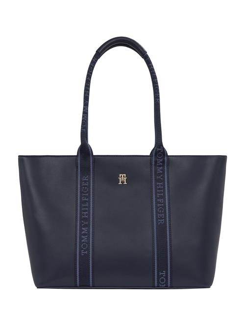 TOMMY HILFIGER Shopper  blå / marin / guld