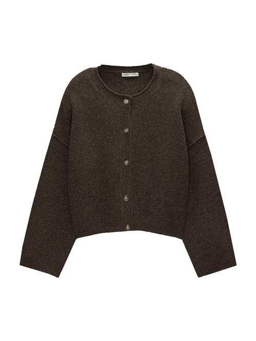 Pull&Bear Cardigan  mørkebrun