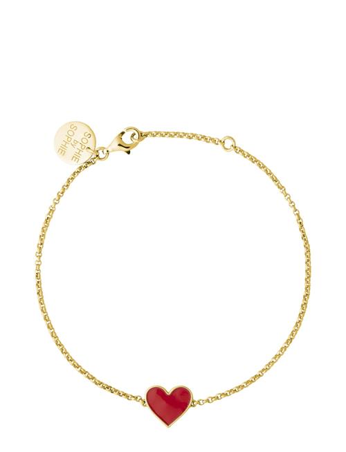 SOPHIE by SOPHIE Enamel Heart Bracelet SOPHIE By SOPHIE Gold