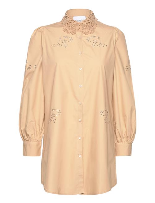 Lucille Long Shirt Cotton Noella Pink