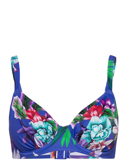 Fantasie Halkidiki Uw Gathered Full Cup Bikini Top 32 F Fantasie Blue