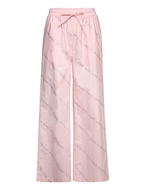 ROTATE Birger Christensen Crystal Poplin Pants ROTATE Birger Christensen Pink