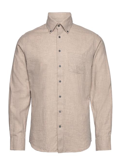 Bruun & Stengade Bs Floyd Casual Slim Fit Shirt Bruun & Stengade Beige