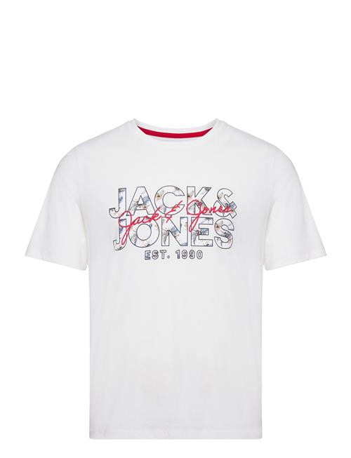 Jack & Jones Jjchill Shape Tee Ss Crew Neck Jack & J S White