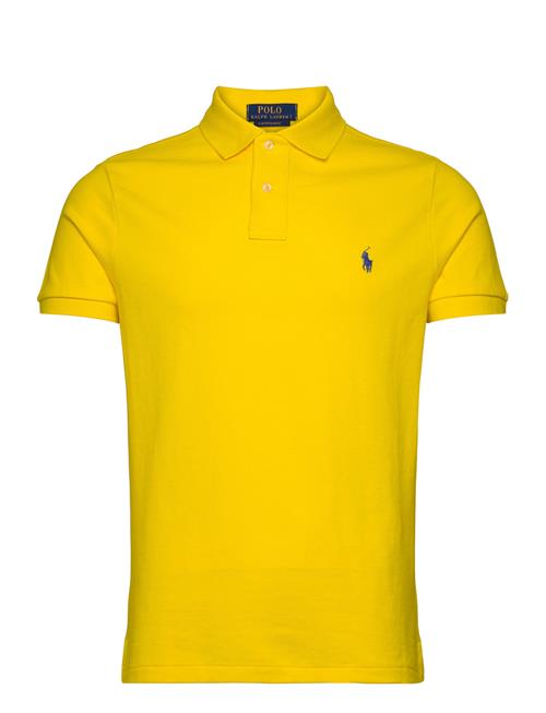 Polo Ralph Lauren Custom Slim Fit Mesh Polo Shirt Polo Ralph Lauren Yellow