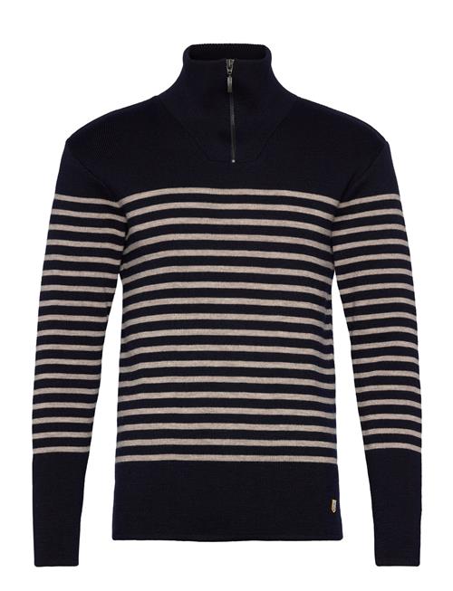 Armor Lux Sweater Zip-Up Collar Héritage Armor Lux Navy