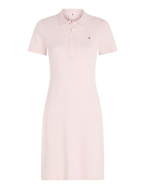 1985 Slim Pique Polo Dress Ss Tommy Hilfiger Pink