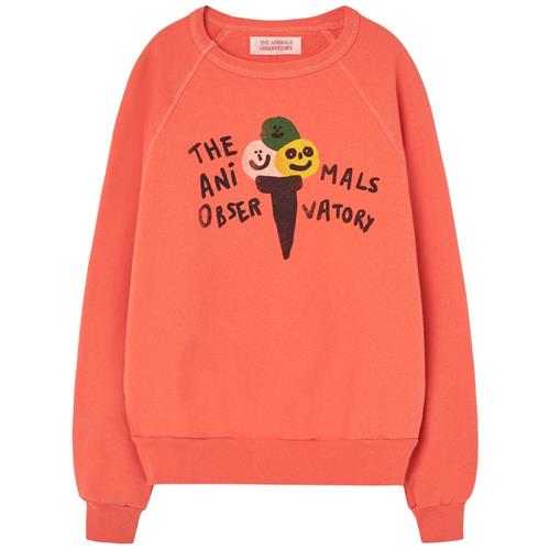 The Animals Observatory Shark Kid Sweatshirt Salmon | Lyserød | 12 years