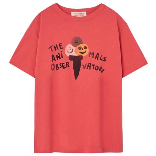 The Animals Observatory Big Rooster Kid T-shirt Red | Rød | 6 years