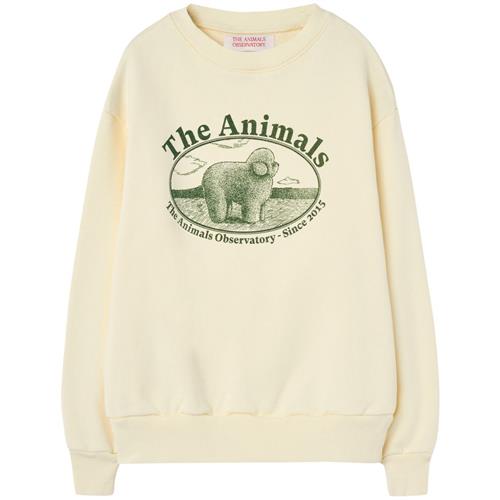 The Animals Observatory Bear Kid Sweatshirt White Logo | Hvid | 8 years