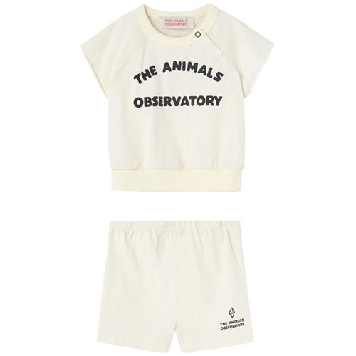 The Animals Observatory Squab Baby Sæt White Logo | Hvid | 6 months