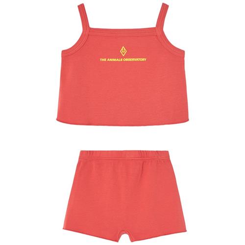 The Animals Observatory Stork Baby Sæt Red 18 months  Rød  18 måneder  Unisex