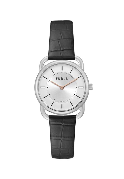 FURLA Analogt ur 'New Sleek'  guld / sort / sølv / hvid