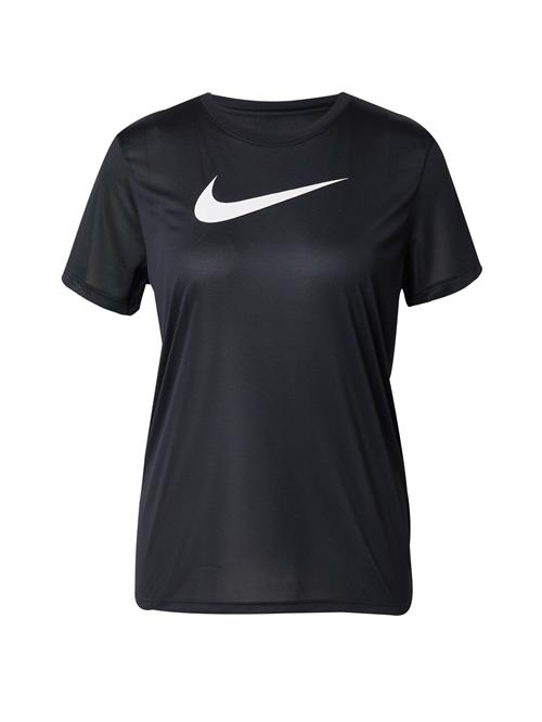 NIKE Funktionsbluse  sort / hvid