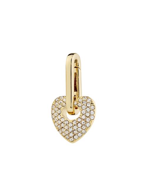 Pilgrim Pendant 'Shiny Heart'  guld / transparent