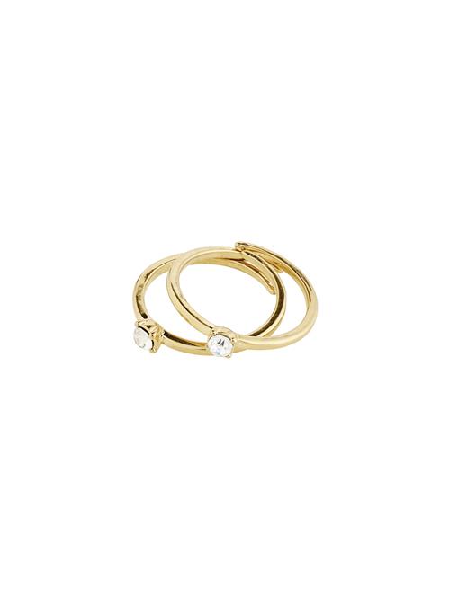 Pilgrim Ring ' Sky '  guld / transparent