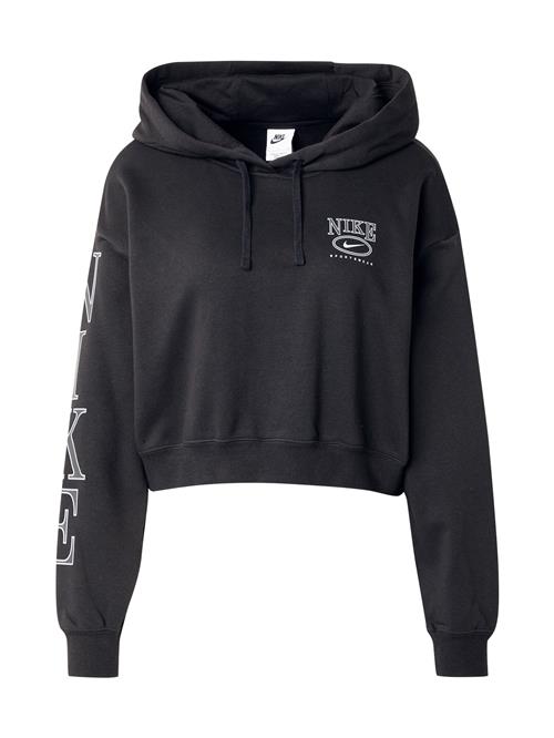 Nike Sportswear Sweatshirt 'CLUB FLC'  lysegrå / sort