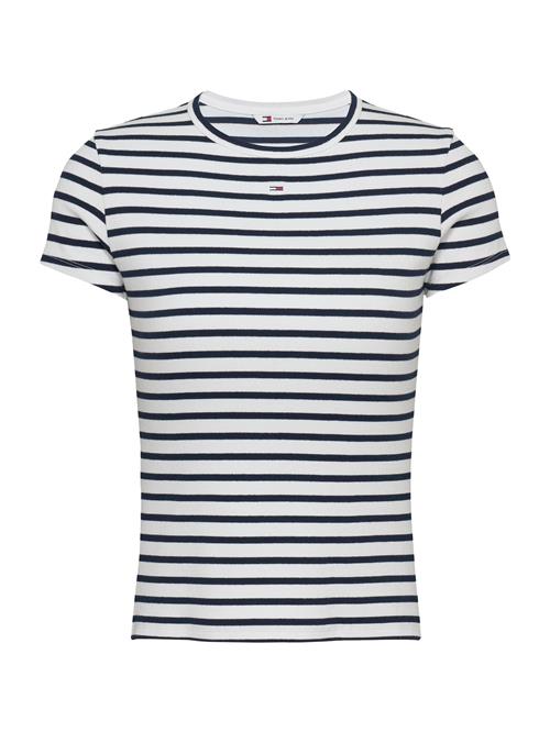 Tommy Jeans Shirts 'Essential'  navy / hvid