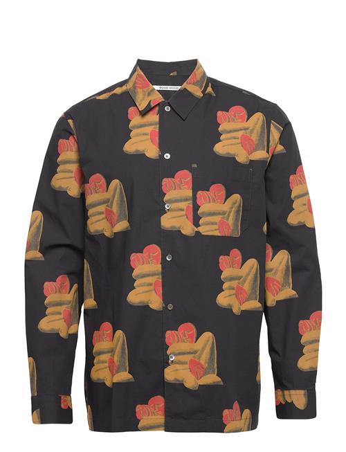 David Jm Street Fink Shirt WOOD WOOD Patterned