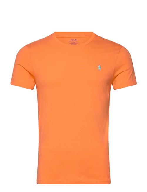 Polo Ralph Lauren Custom Slim Fit Jersey Crewneck T-Shirt Polo Ralph Lauren Orange