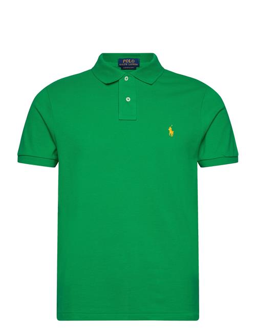 Polo Ralph Lauren Custom Slim Fit Mesh Polo Shirt Polo Ralph Lauren Green