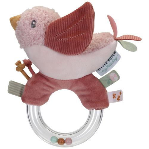 Little Dutch Flowers & Butterflies Rangle Bird | Lyserød | 0-3