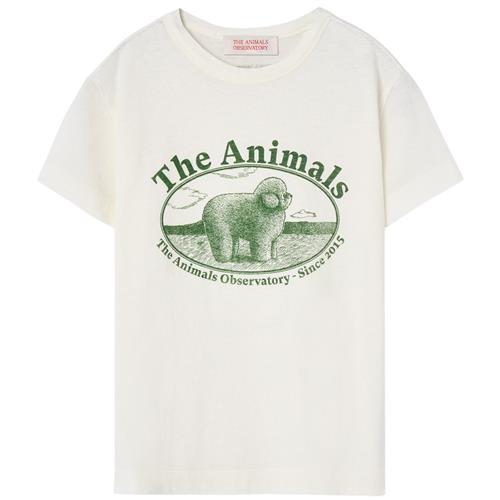 The Animals Observatory Rooster Kid T-shirt White Logo | Hvid | 14 years