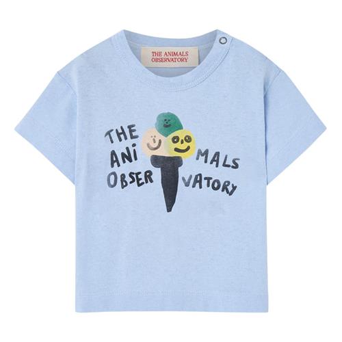 The Animals Observatory Pangolin Baby T-shirt Soft Blue | Blå | 6 months