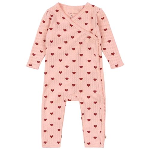 Konges Sløjd GOTS Minnie Newborn Onesie Amour Rouge | Lyserød | 6 months