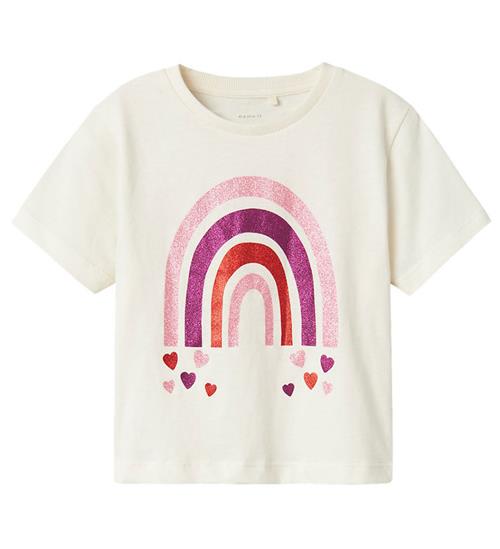 Se Name It T-shirt - NmfBetria - Sea Salt ved KidsWorld