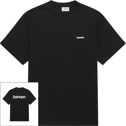 Bareen Box Fit Heavy Tee Logo Sort