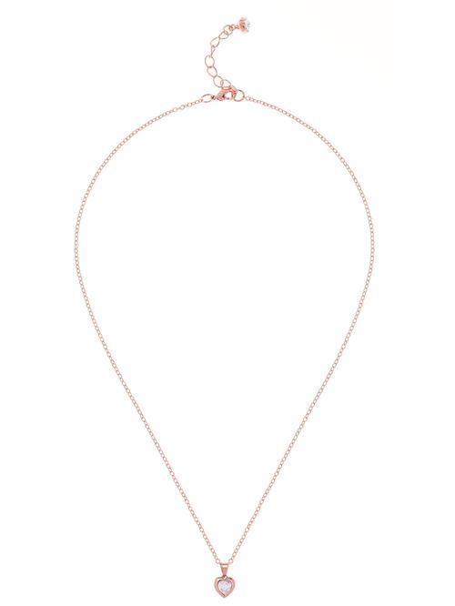 Ted Baker Kæde 'HANNELA: CRYSTAL HEART PENDANT'  guld / rosé