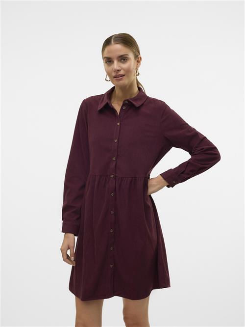 VERO MODA Kjole 'VILJA '  bordeaux