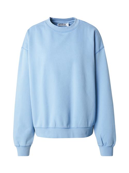 Se WEEKDAY Sweatshirt 'Essence Standard'  himmelblå ved About You