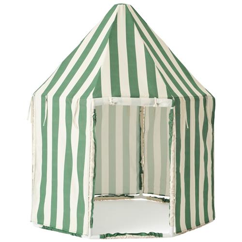 Kid's Concept Pavilion tent stripe green | Grønn | 2-6 years