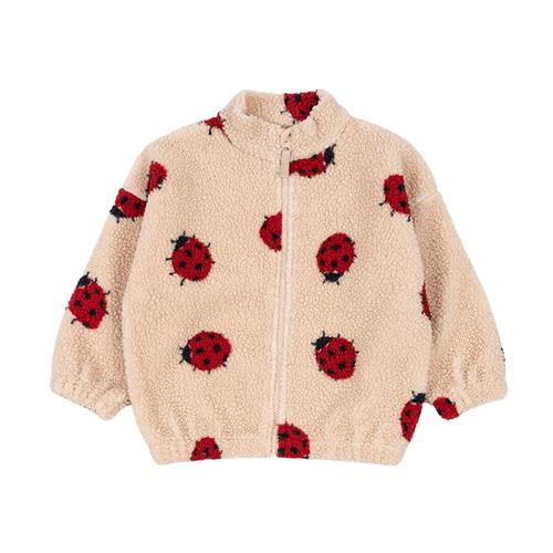 Konges Sløjd GOTS Jody Teddy Jakke Ladybug Sand | Lyserød | 5-6 years