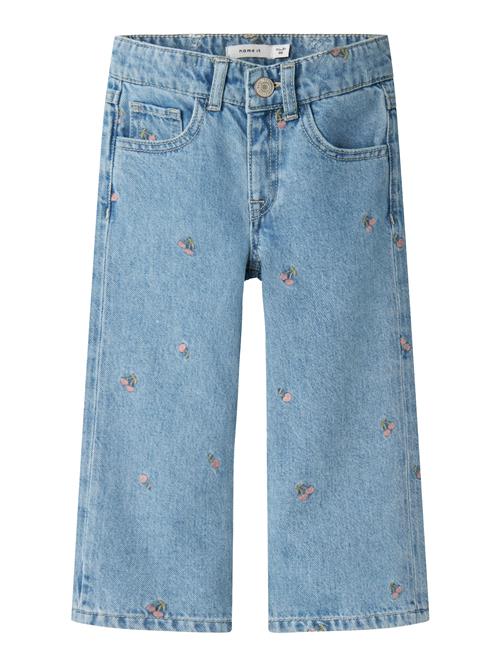 NAME IT Jeans 'NMFROSE'  blue denim / grøn / gammelrosa